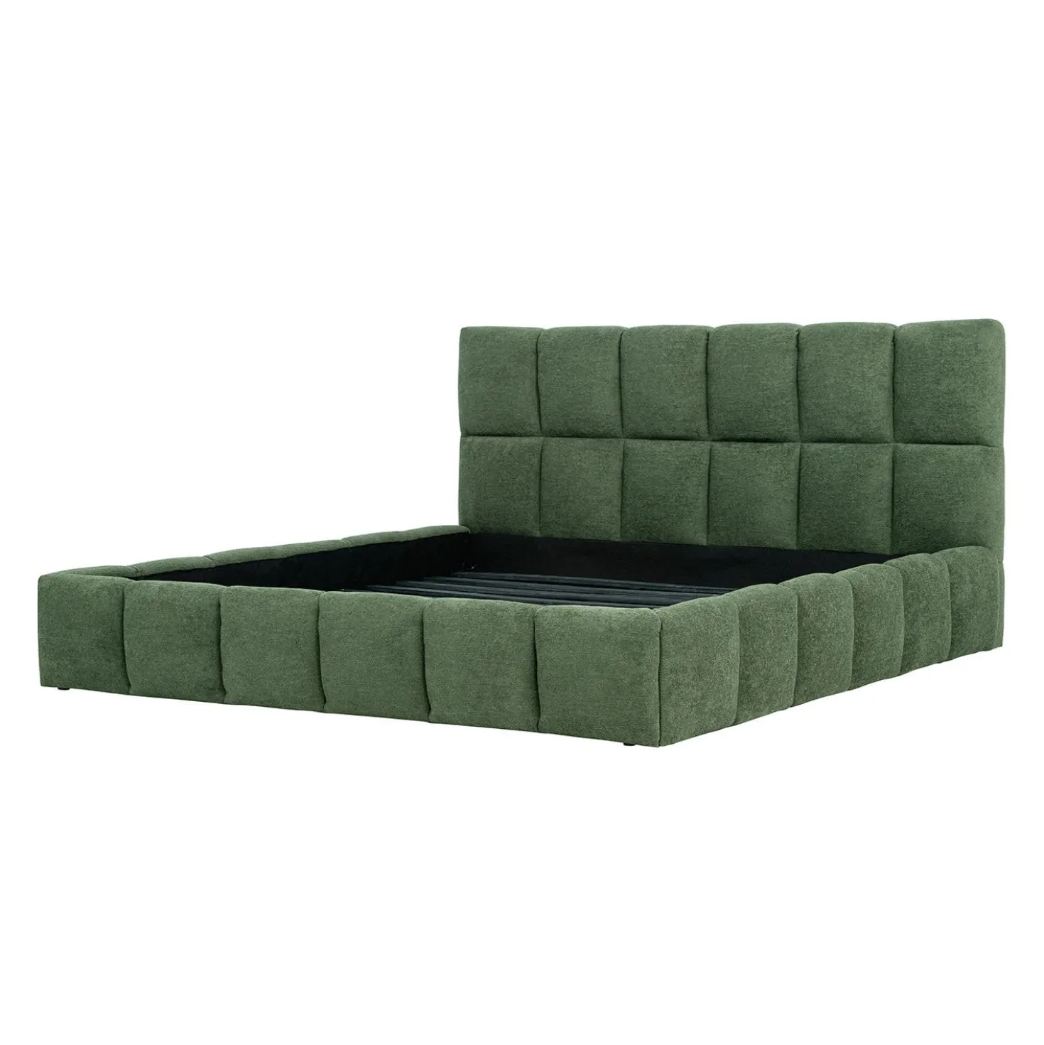 Lit king de style guimauve (78") - vert