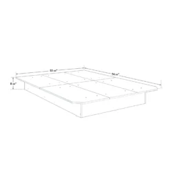 Lit plateforme double (54