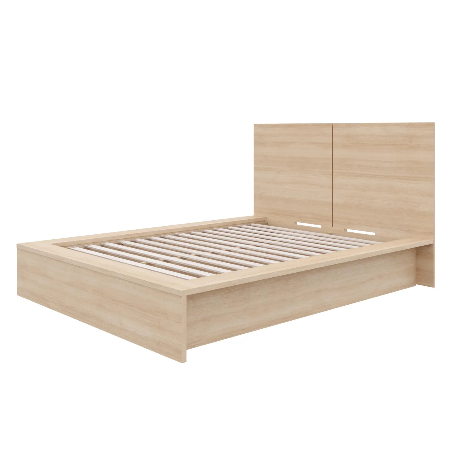 Lit plateforme double avec tête de lit (54") - Nexera