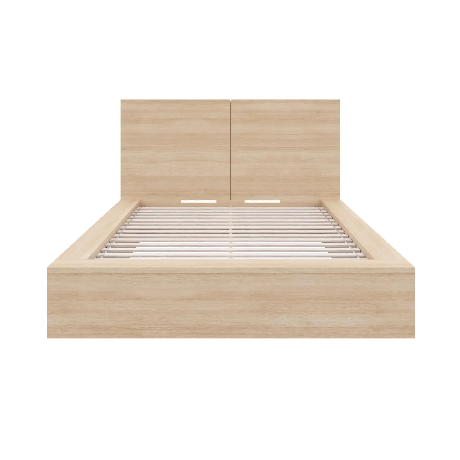 Lit plateforme double avec tête de lit (54") - Nexera