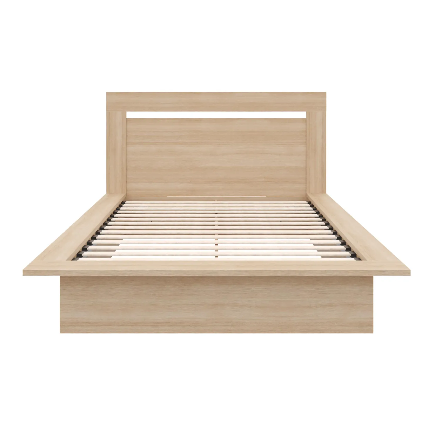 Lit plateforme double avec tête de lit (54") - Nexera