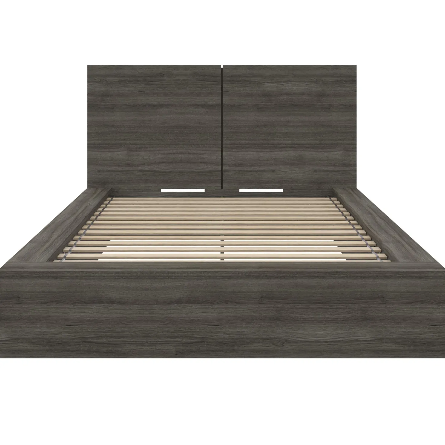 Lit plateforme double avec tête de lit (54") - Nexera