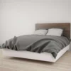 Lit plateforme double et tête de lit (54") - Nexera