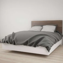 Lit plateforme double et tête de lit (54") - Nexera