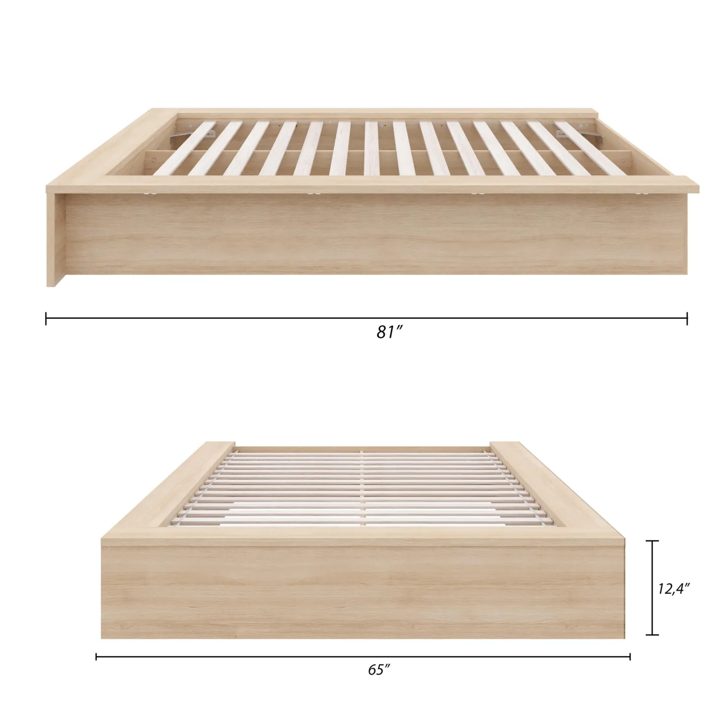 Lit plateforme double (54") - Nexera