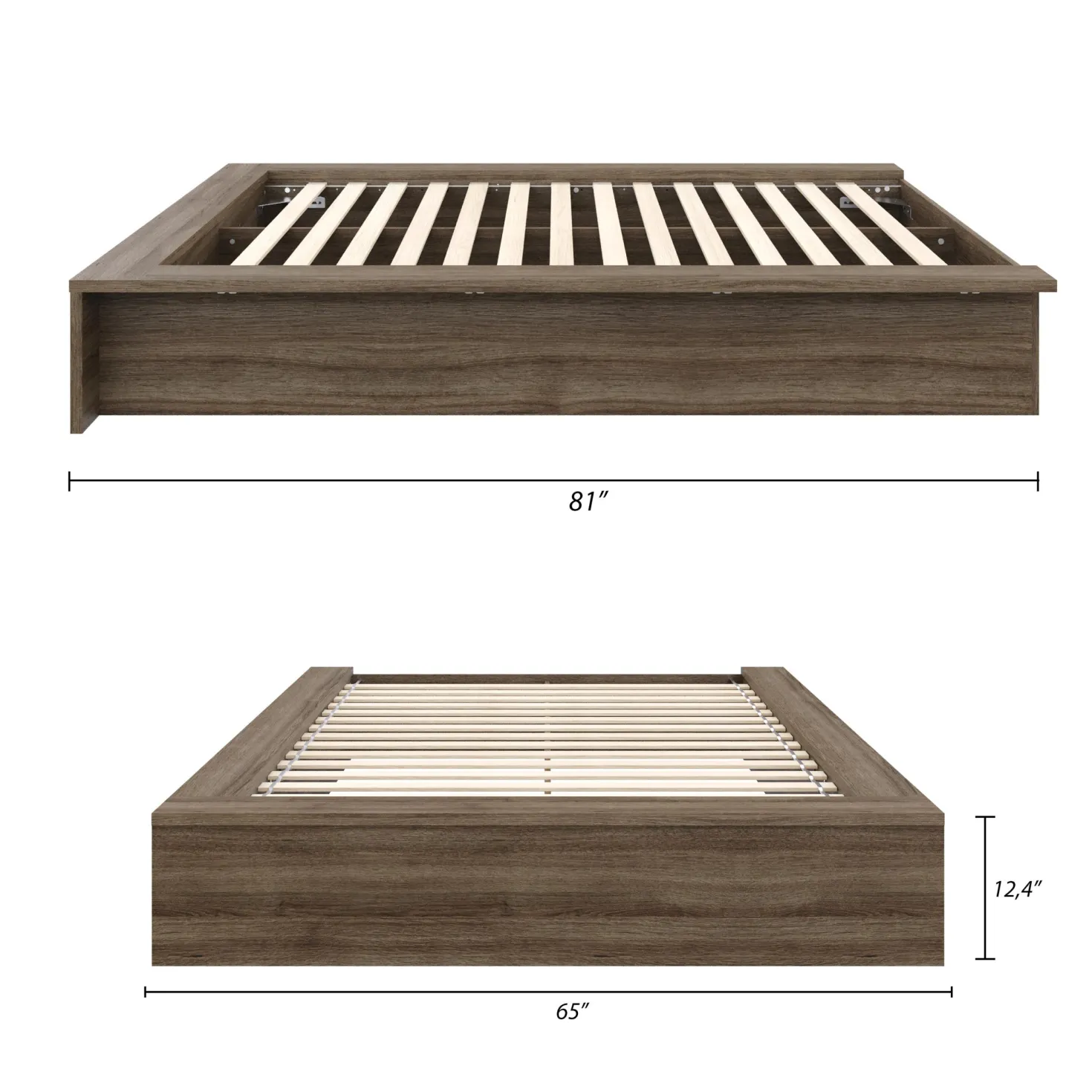 Lit plateforme double (54") - Nexera