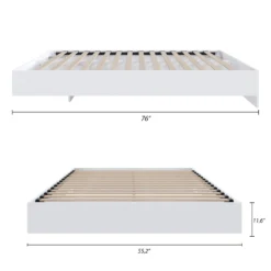 Lit plateforme double (54