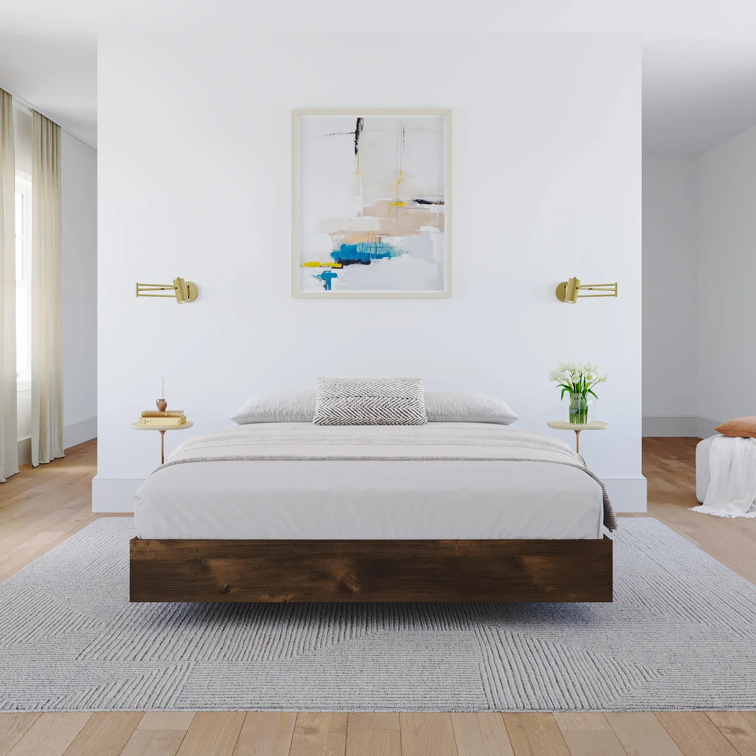 Lit plateforme double (54") - Nexera