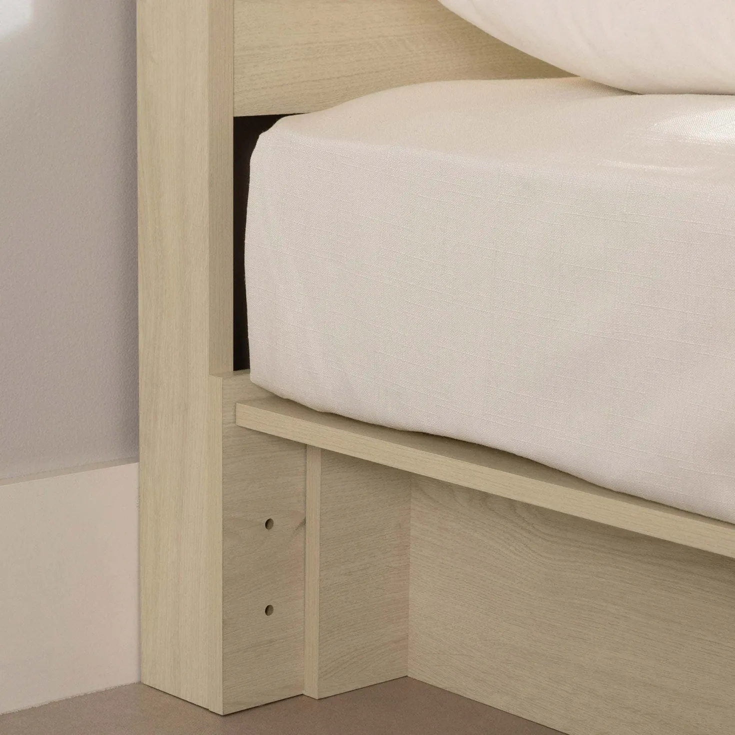 Lit plateforme double/queen avec rangement 1 tiroir et tête de lit (54"/60") - South Shore