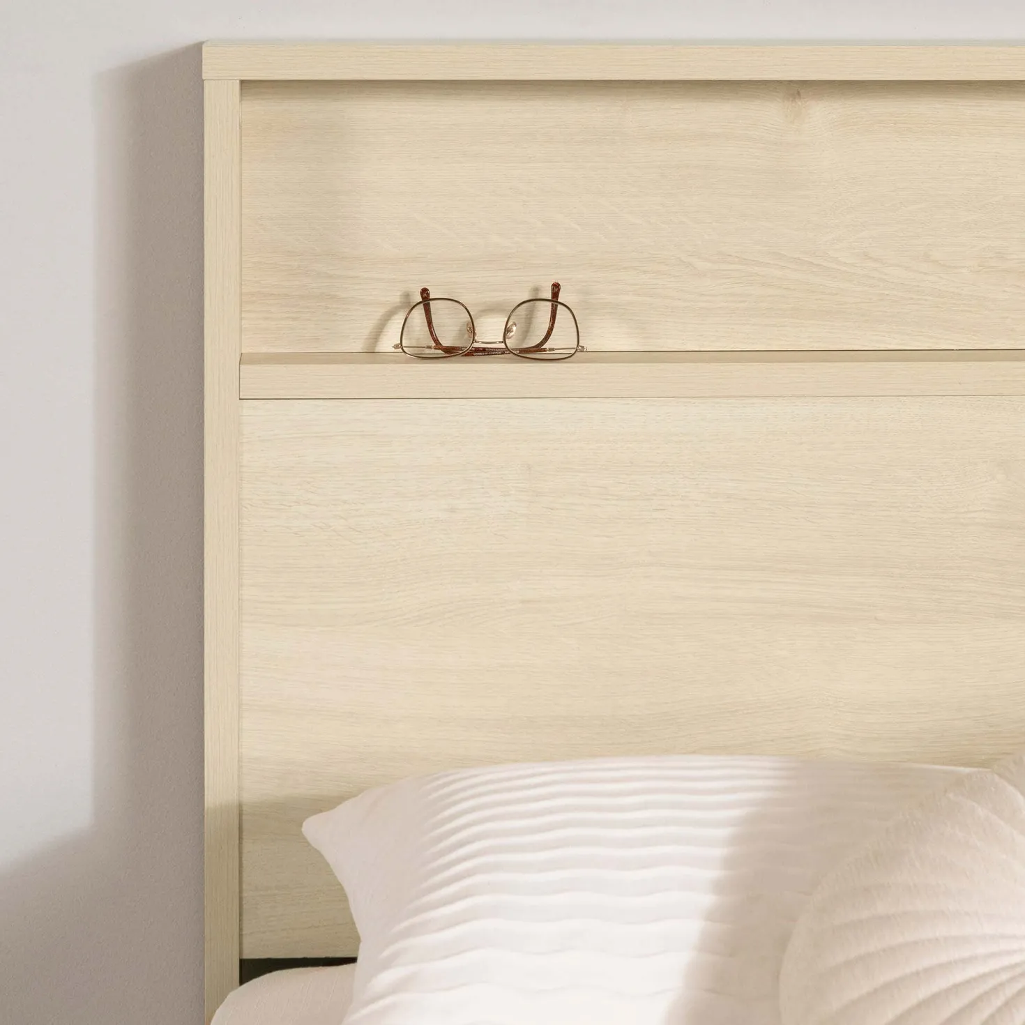 Lit plateforme double/queen avec rangement 1 tiroir et tête de lit (54"/60") - South Shore