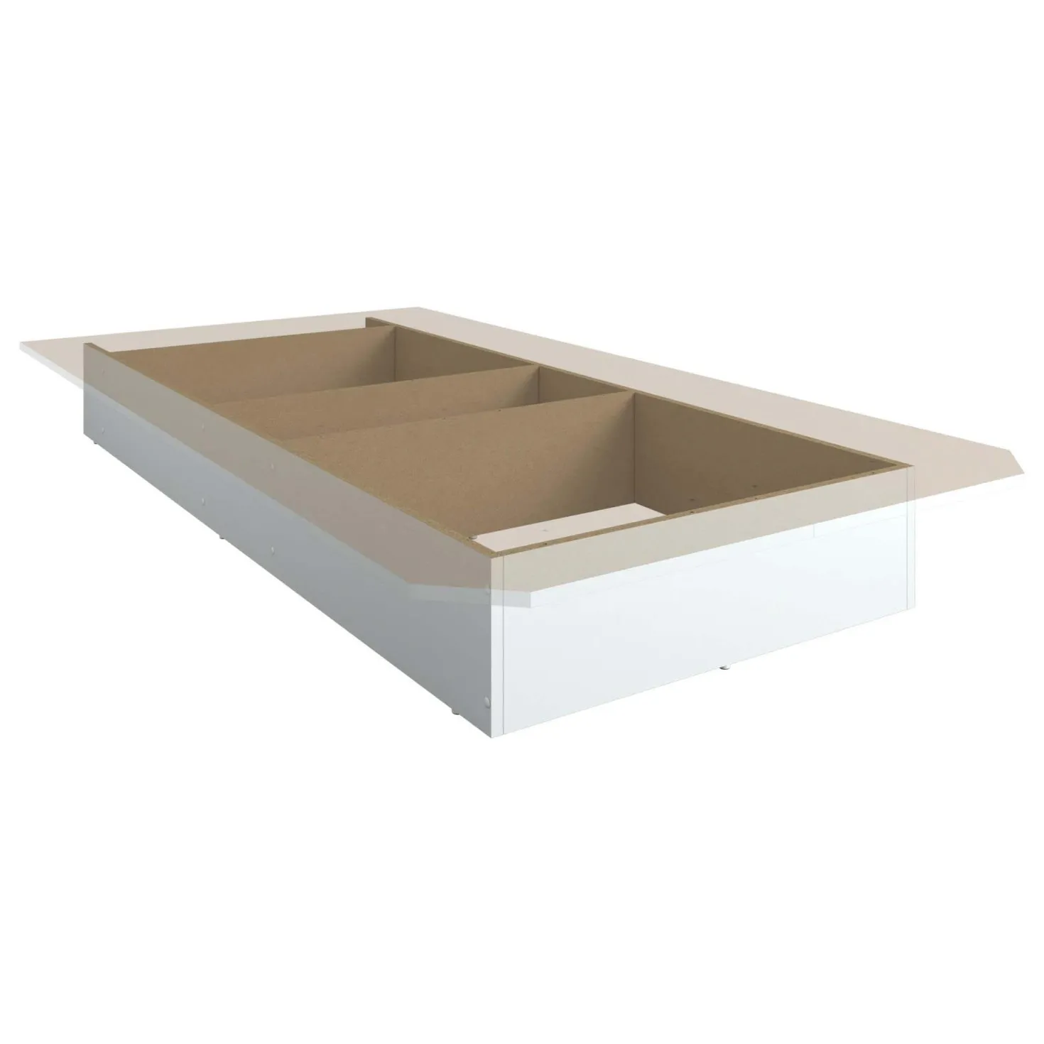 Lit plateforme simple (39")