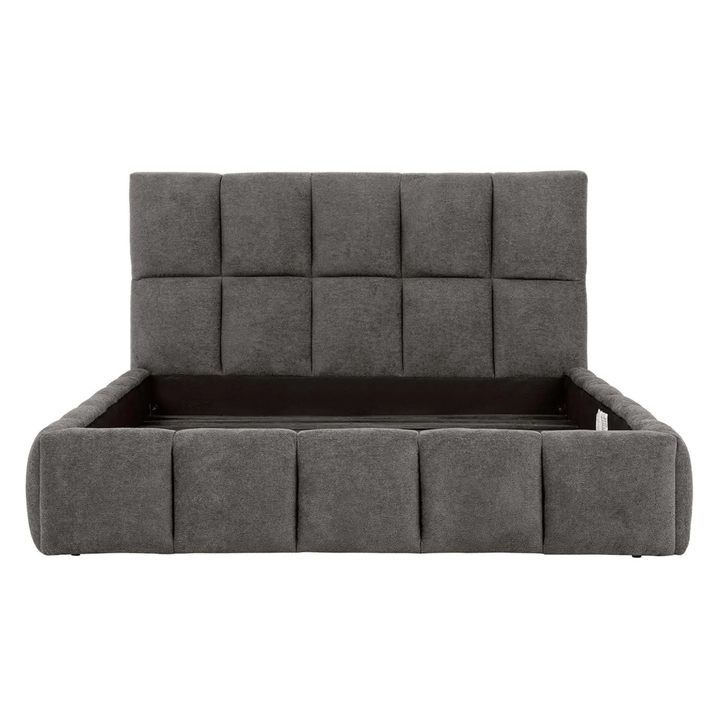 Lit queen de style guimauve (60") - gris