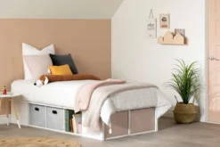 Lit simple avec rangement et paniers (39") - South Shore