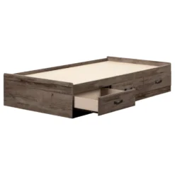 Lit simple avec rangement 3 tiroirs (39") - South Shore