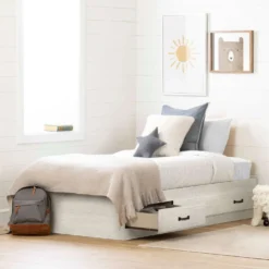 Lit simple avec rangement 3 tiroirs (39") - South Shore