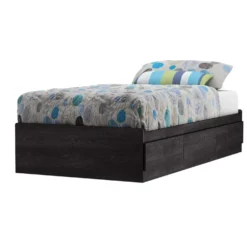 Lit simple avec rangement 3 tiroirs (39") - South Shore