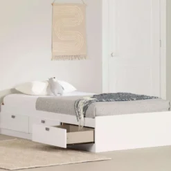 Lit simple avec rangement 3 tiroirs (39") - South Shore