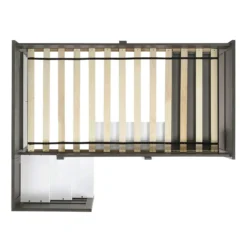 Lit simple mezzanine avec rangement et bureau (39