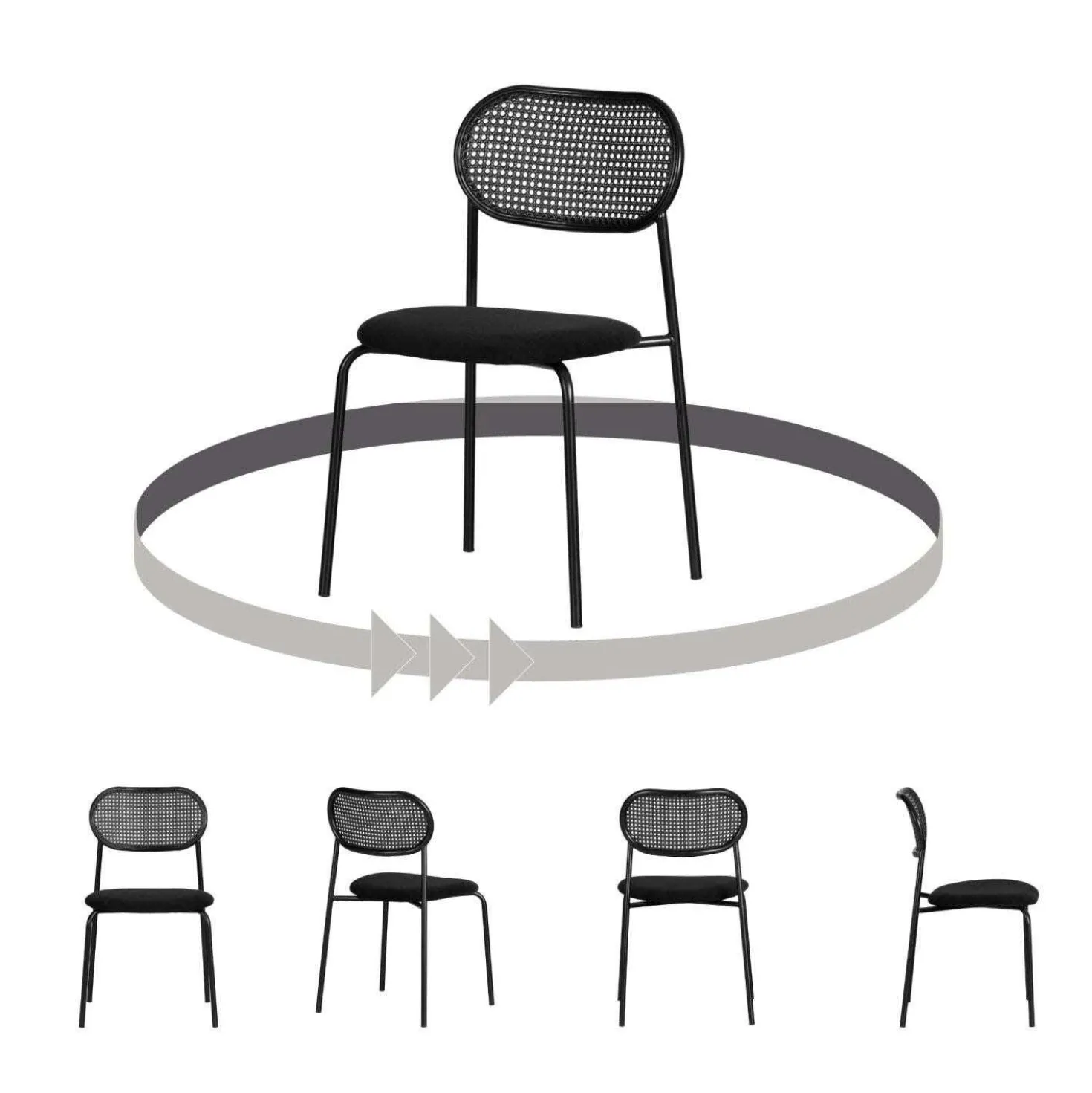 Lot de 2 chaises en rotin - South Shore
