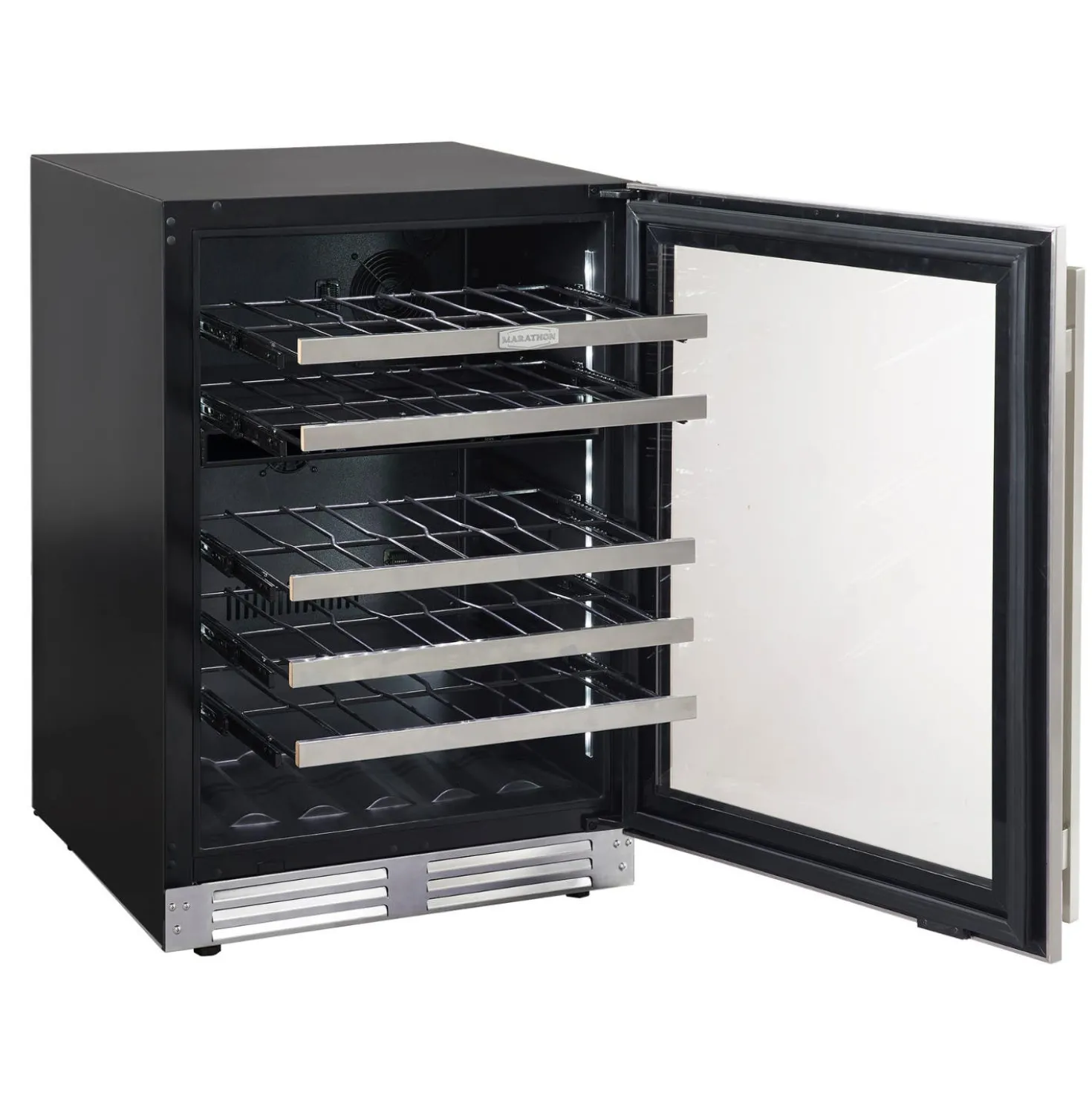 MARATHON Cellierà doubles zones 24'' Inox 24" - MWC56-DSS