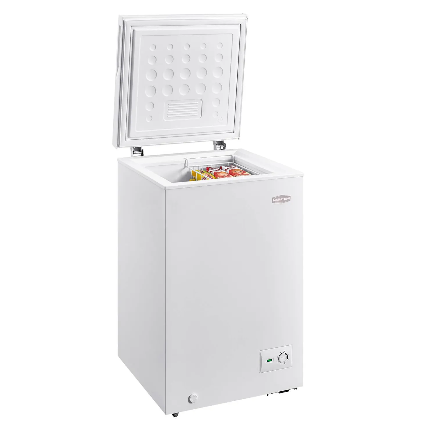 MARATHON Congélateur coffre 3,5 pi3, Blanc, Horizontal, 21.5" - MCF35W