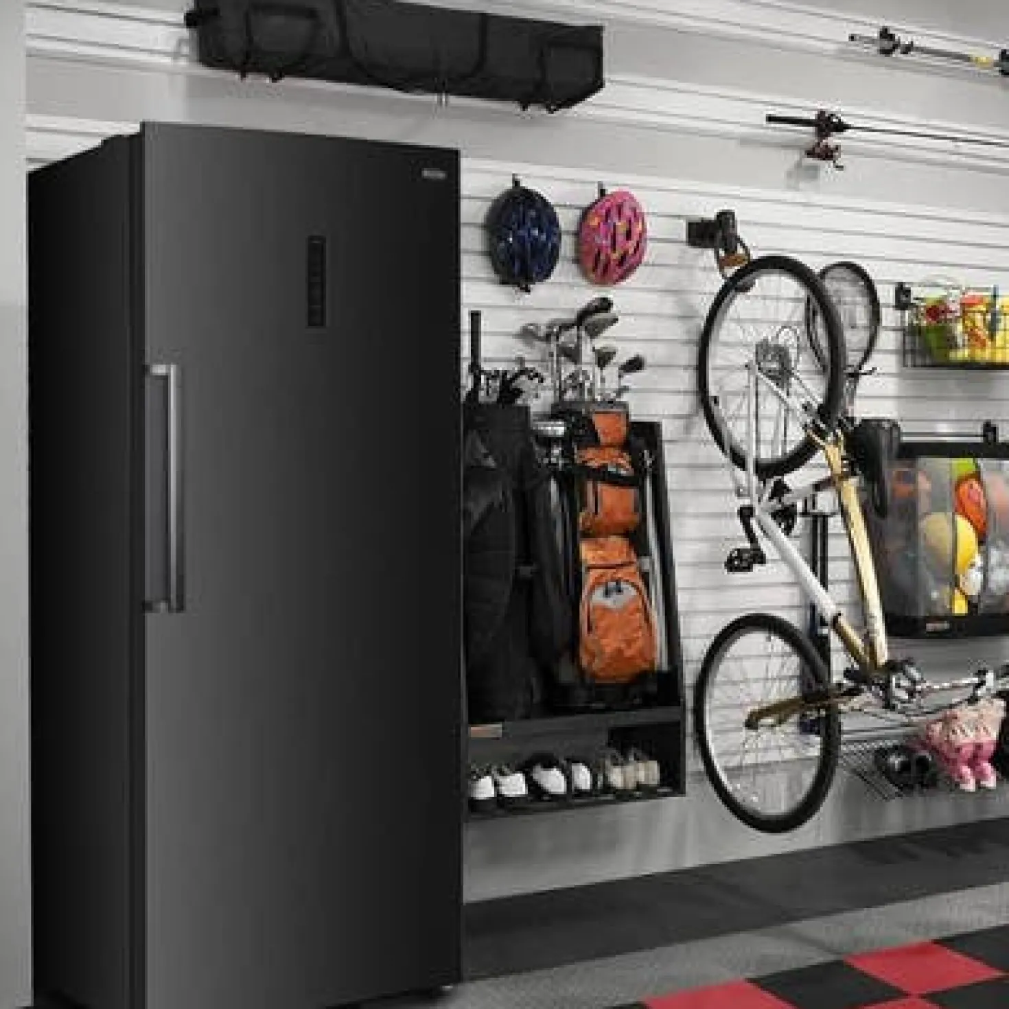 MARATHON Réfrigérateur Congélateur convertible 21,2 pi3 Inox noir- MFF212BLS