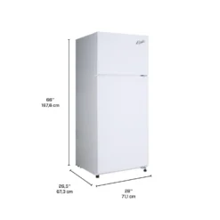 MARATHON Réfrigérateur 15 pi3 28 po Blanc Congélateur en haut - EFF148W-1