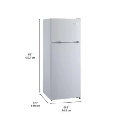 MARATHON Réfrigérateur 7,2 pi3 21,5 po Blanc Congélateur en haut, Compact - ER82W-1