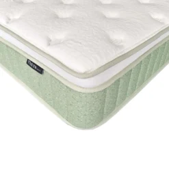Matelas double roulé hybride semi-ferme - 54