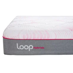 Matelas double roulé semi-ferme hybride - 54"