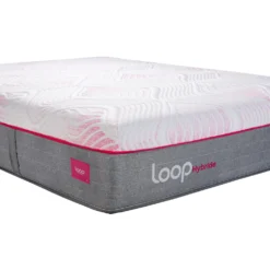 Matelas double roulé semi-ferme hybride - 54