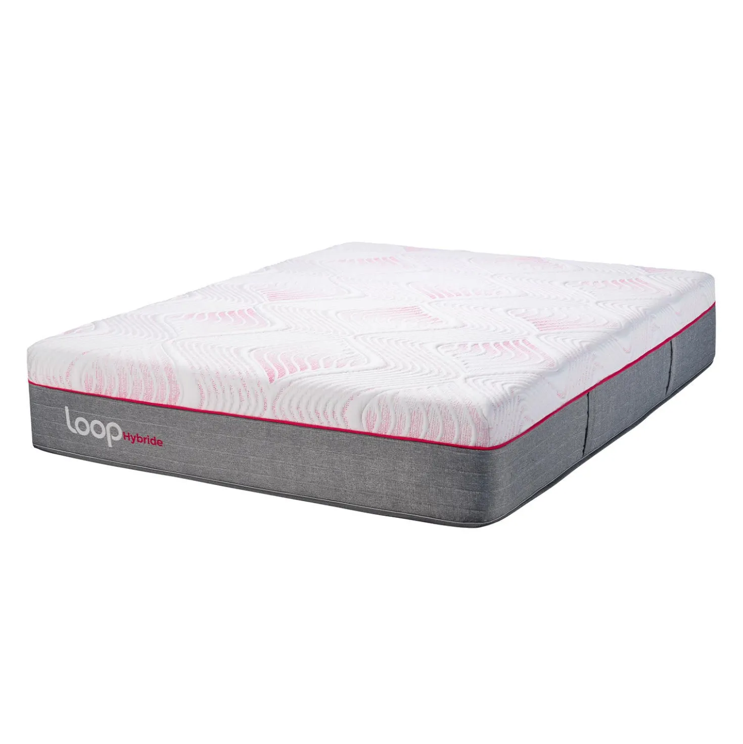 Matelas double roulé semi-ferme hybride - 54"
