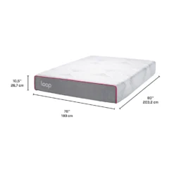 Matelas king roulésemi-ferme en mousse mémoire- 78