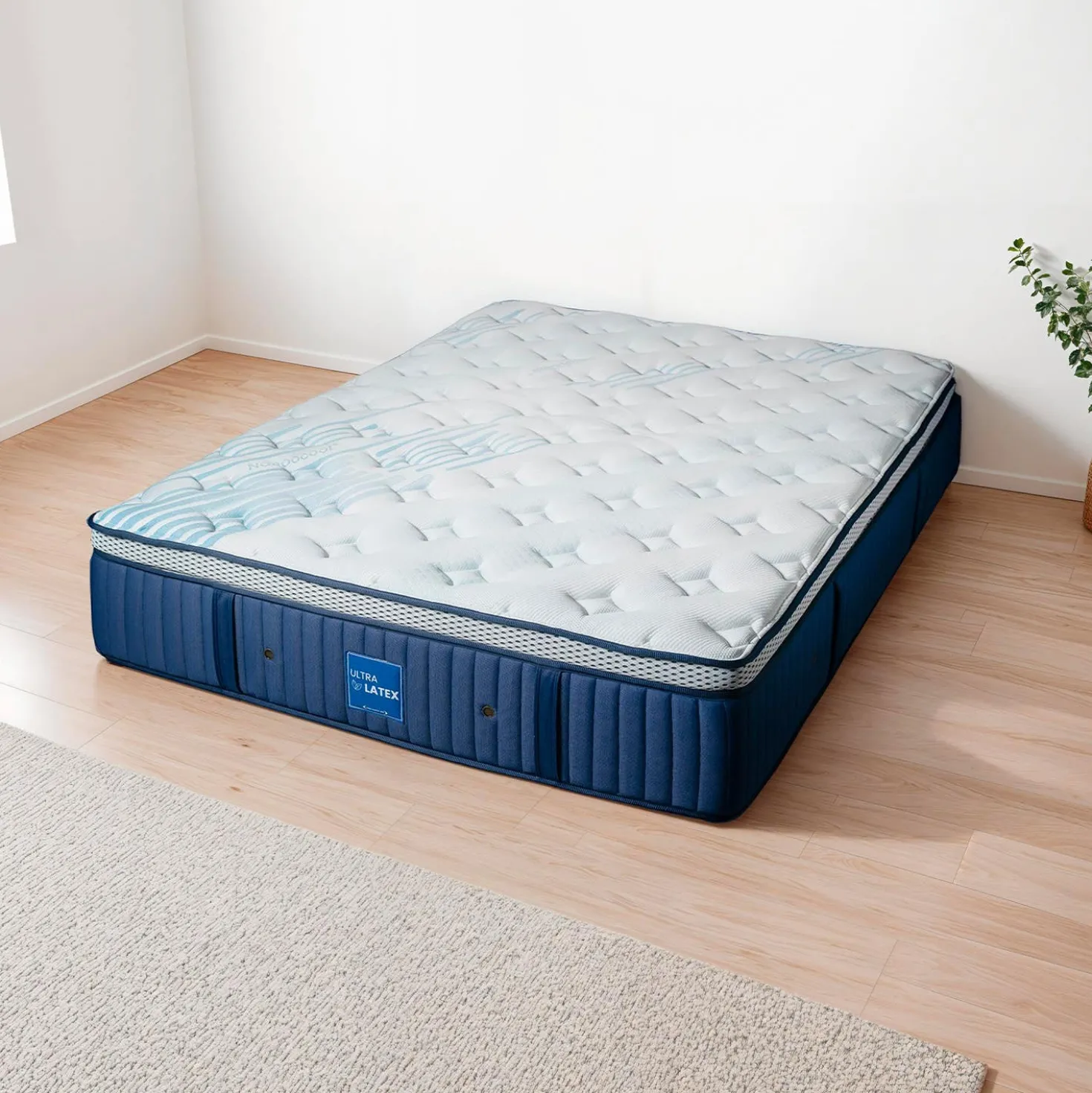 Matelas king semi-ferme hybride- 78"