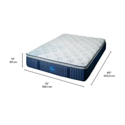 Matelas king semi-ferme hybride- 78