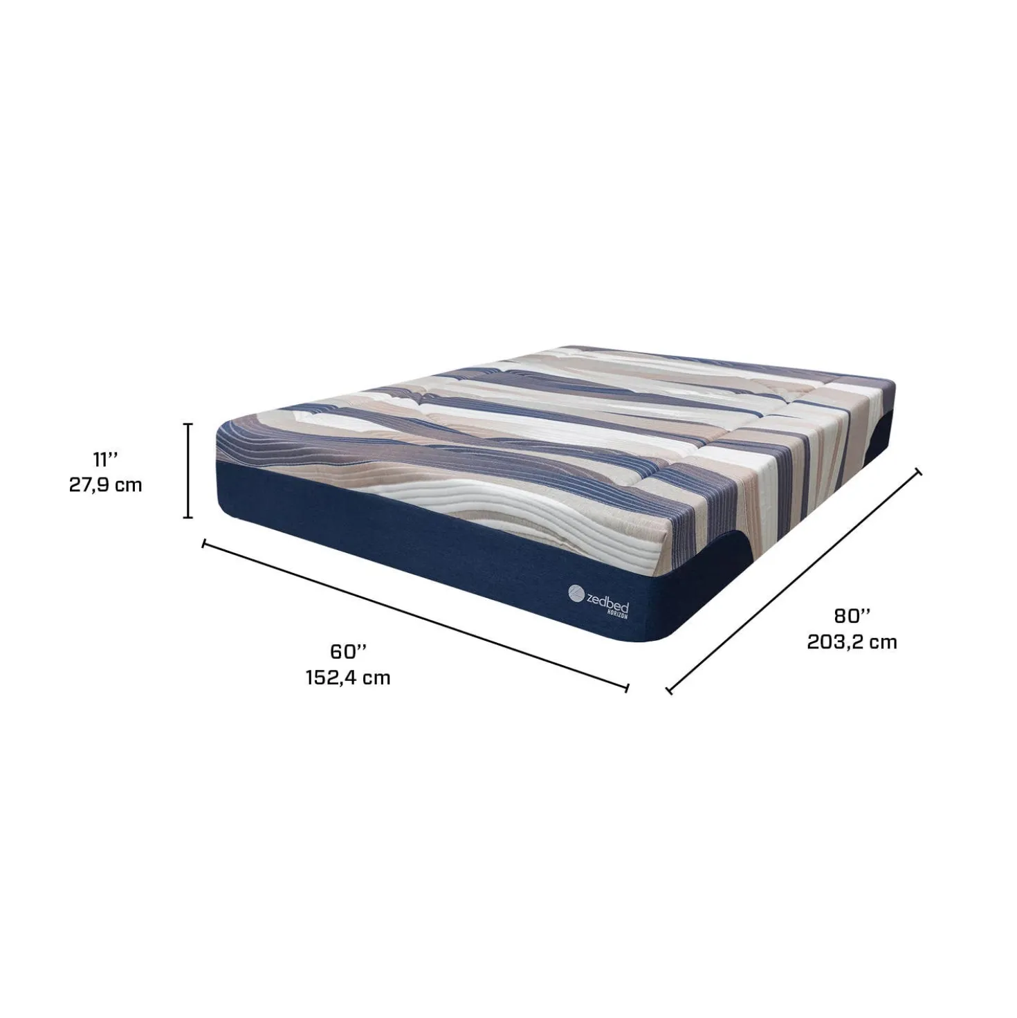 Matelas queen ferme à ressorts ensachés- 60"