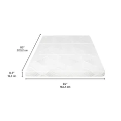 Matelas queen pliable en mousse mémoire à 3 volets - 60