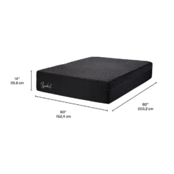 Matelas queen roulé en mousse mémoire semi-ferme - 60