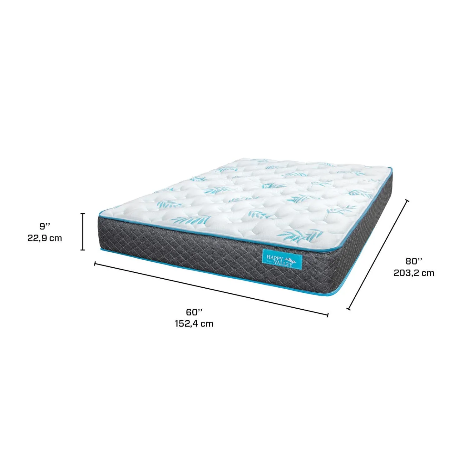 Matelas queen roulé ferme en mousse - 60"