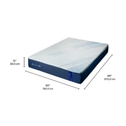 Matelas queen roulé semi-fermeen mousse mémoire - 60