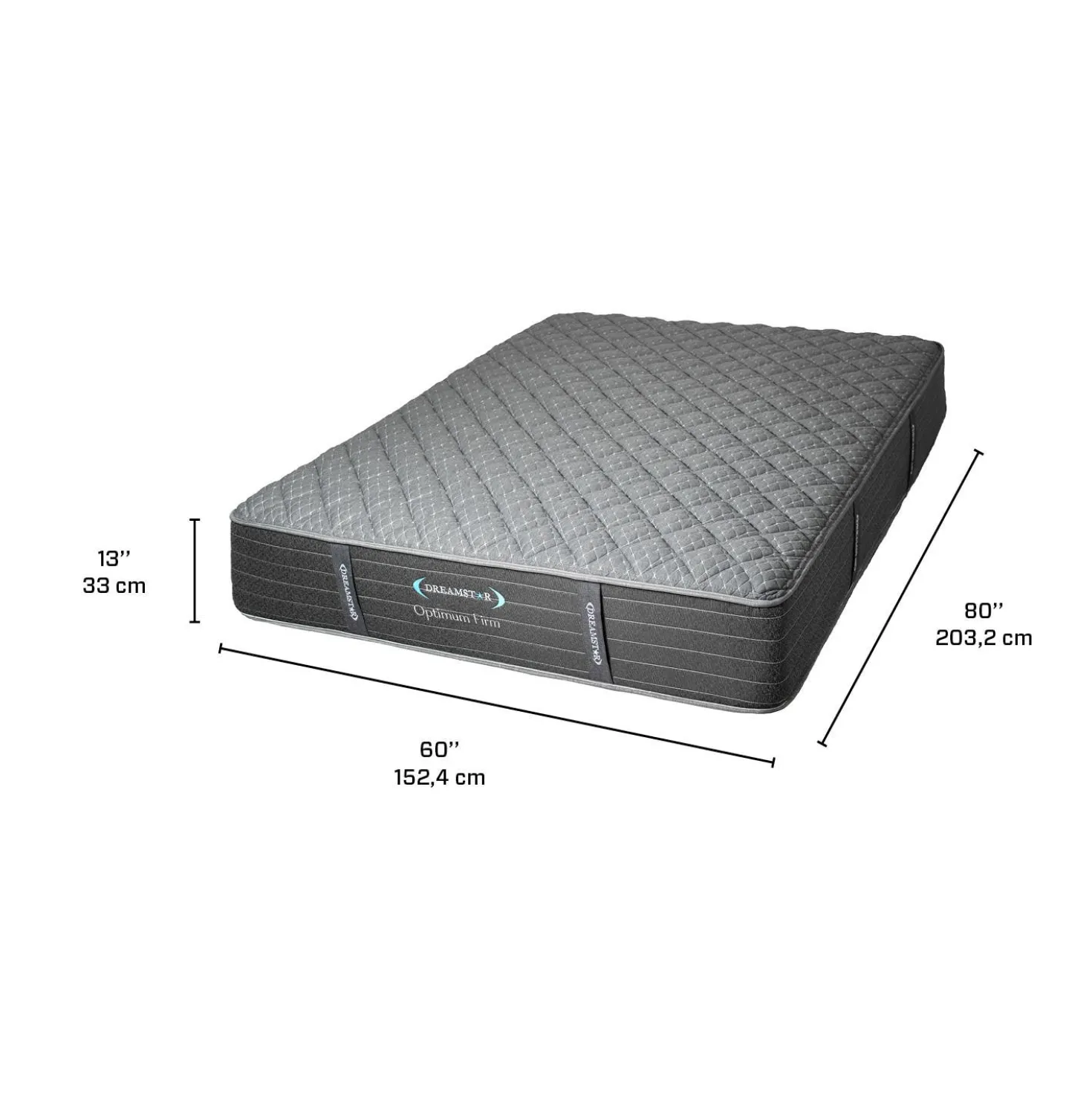 Matelas queen ultra ferme à ressorts ensachés- 60"