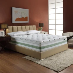 Matelas simple roulé hybride semi-ferme - 39