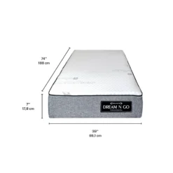 Matelas simple roulé semi-fermeen mousse - 39