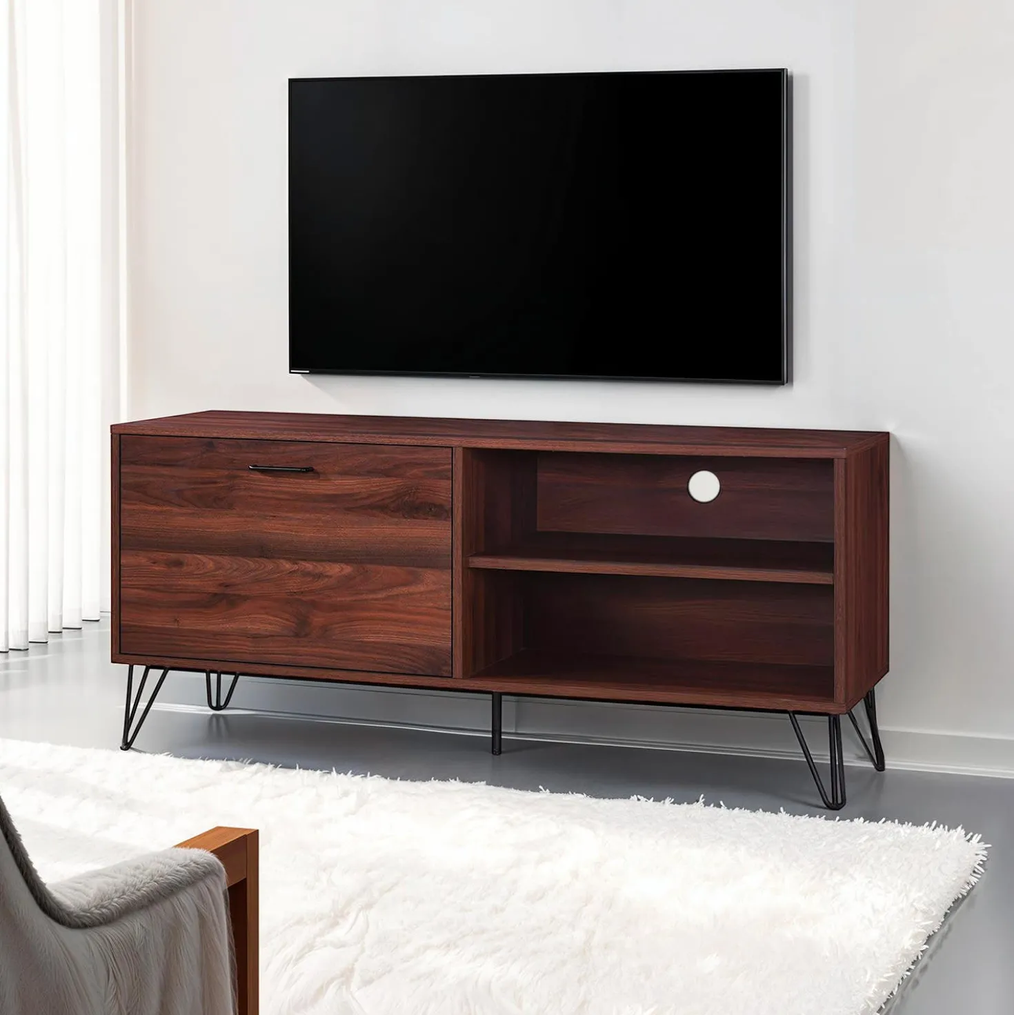 Meuble télé avec rangement - 48"