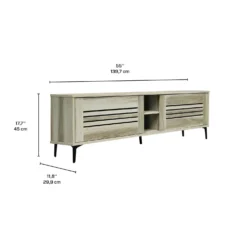 Meuble télé avec rangement - 55