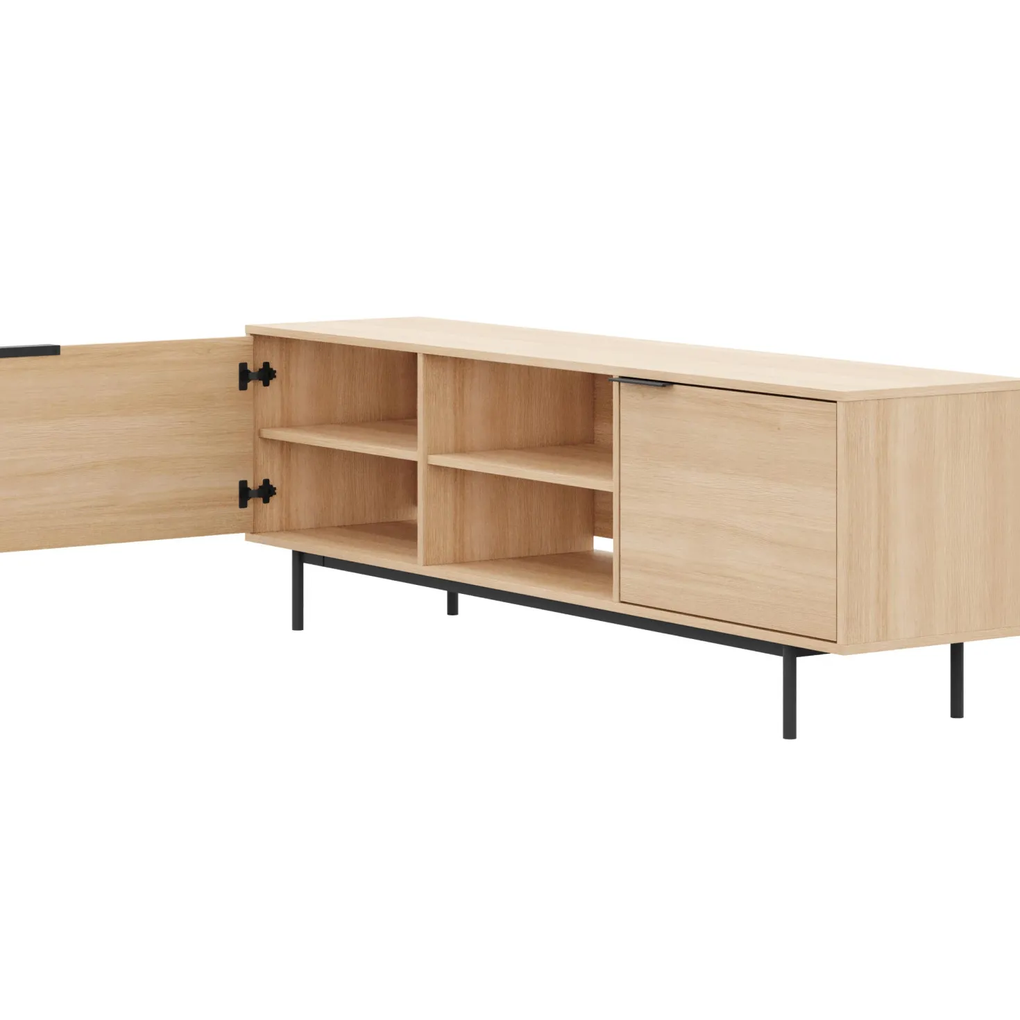 Meuble télé avec rangement 70" - Nexera
