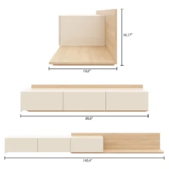 Meuble télé extensible - Nexera