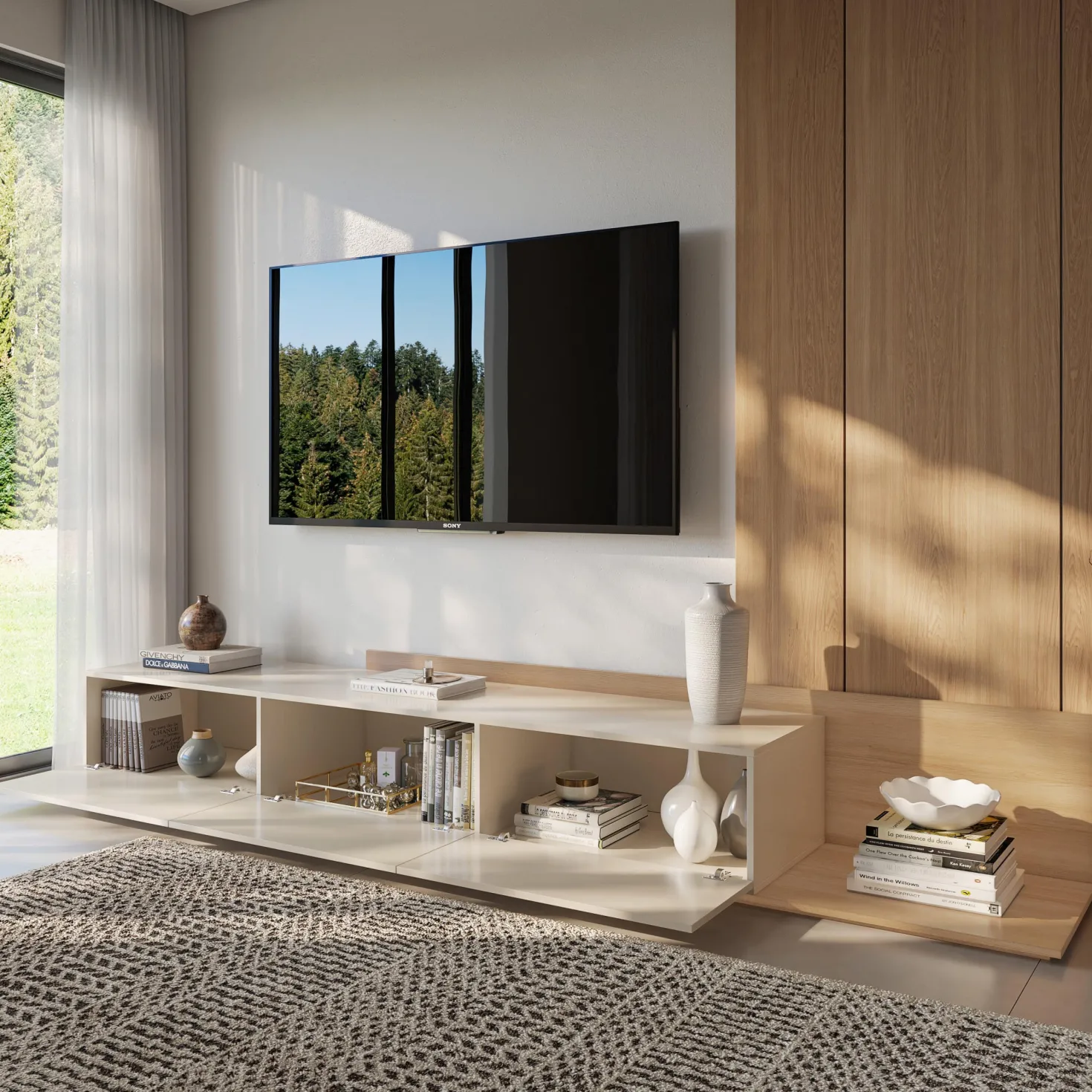 Meuble télé extensible - Nexera