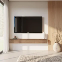Meuble télé mural avec rangement 72" - Nexera