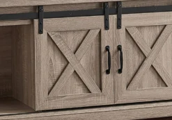 Meuble TV avec portes coulissantes 60